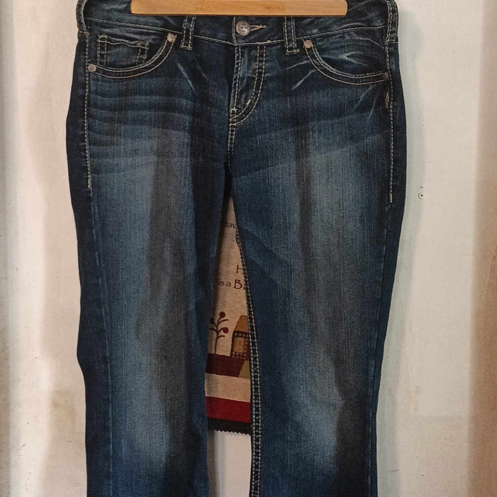 Womens size 32/33 silver jeans